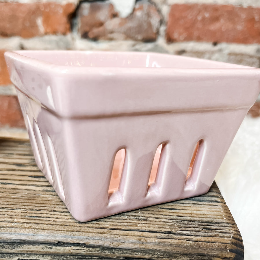 Ceramic Berry Colander Basket 2.75”