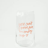 Doe A Deer Drinking Glass