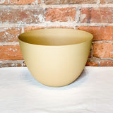 Matte Mustard Metal Textured Bowl