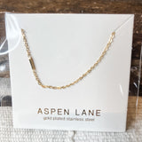 Gold Initial Monogram Necklace