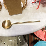 Brass Stainless Steel Spoon 4"