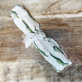 Cotton Burp Rag w/ Pattern