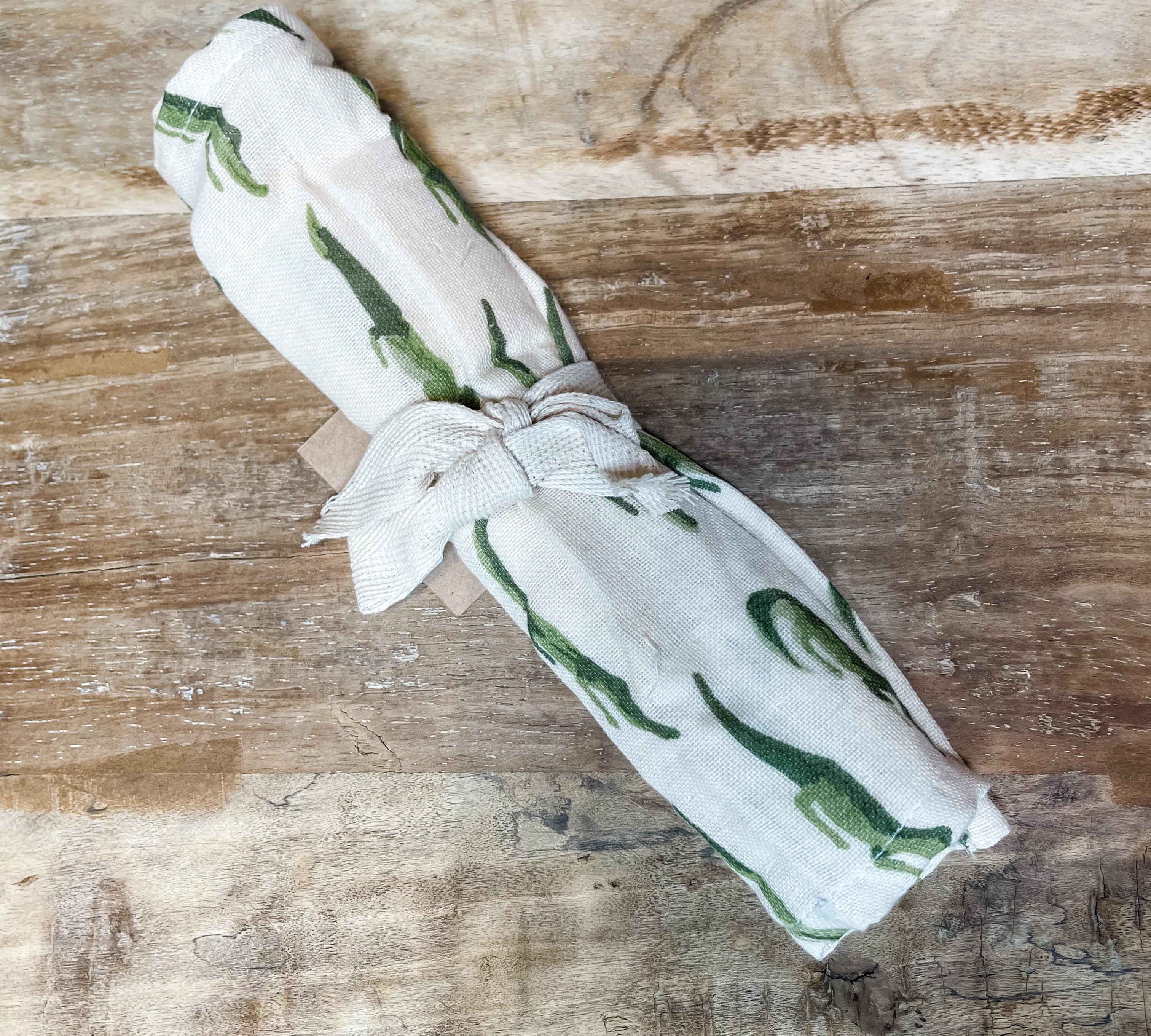 Cotton Burp Rag w/ Pattern