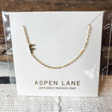 Gold Initial Monogram Necklace