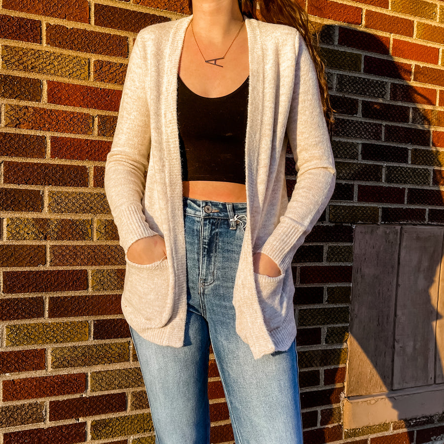Wendy Basic Open Cardigan