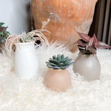 Neutral Open Rim Vase