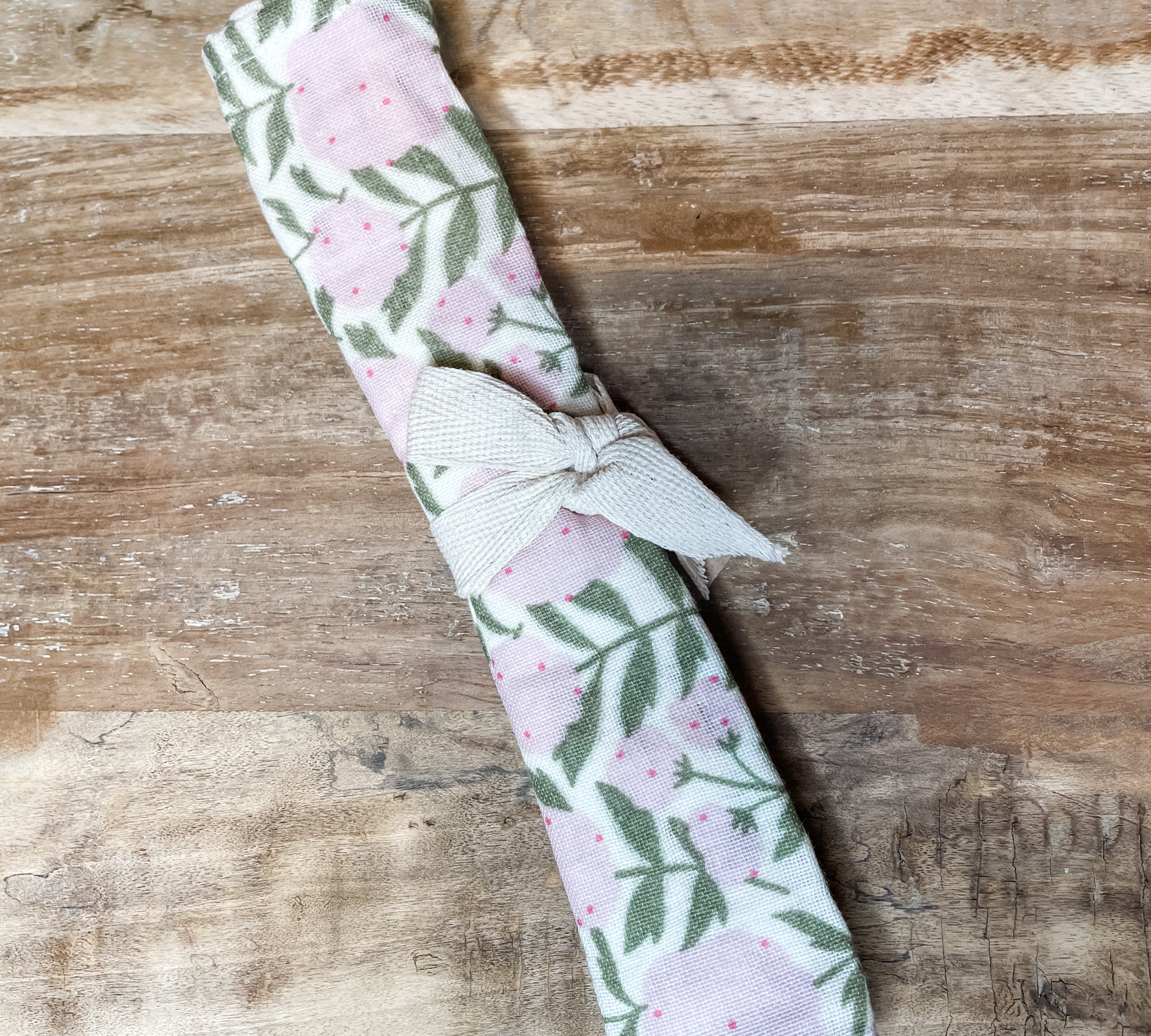 Cotton Burp Rag w/ Pattern