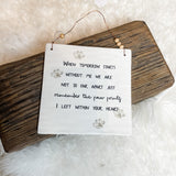 Pet Bereavement Ceramic Plaque