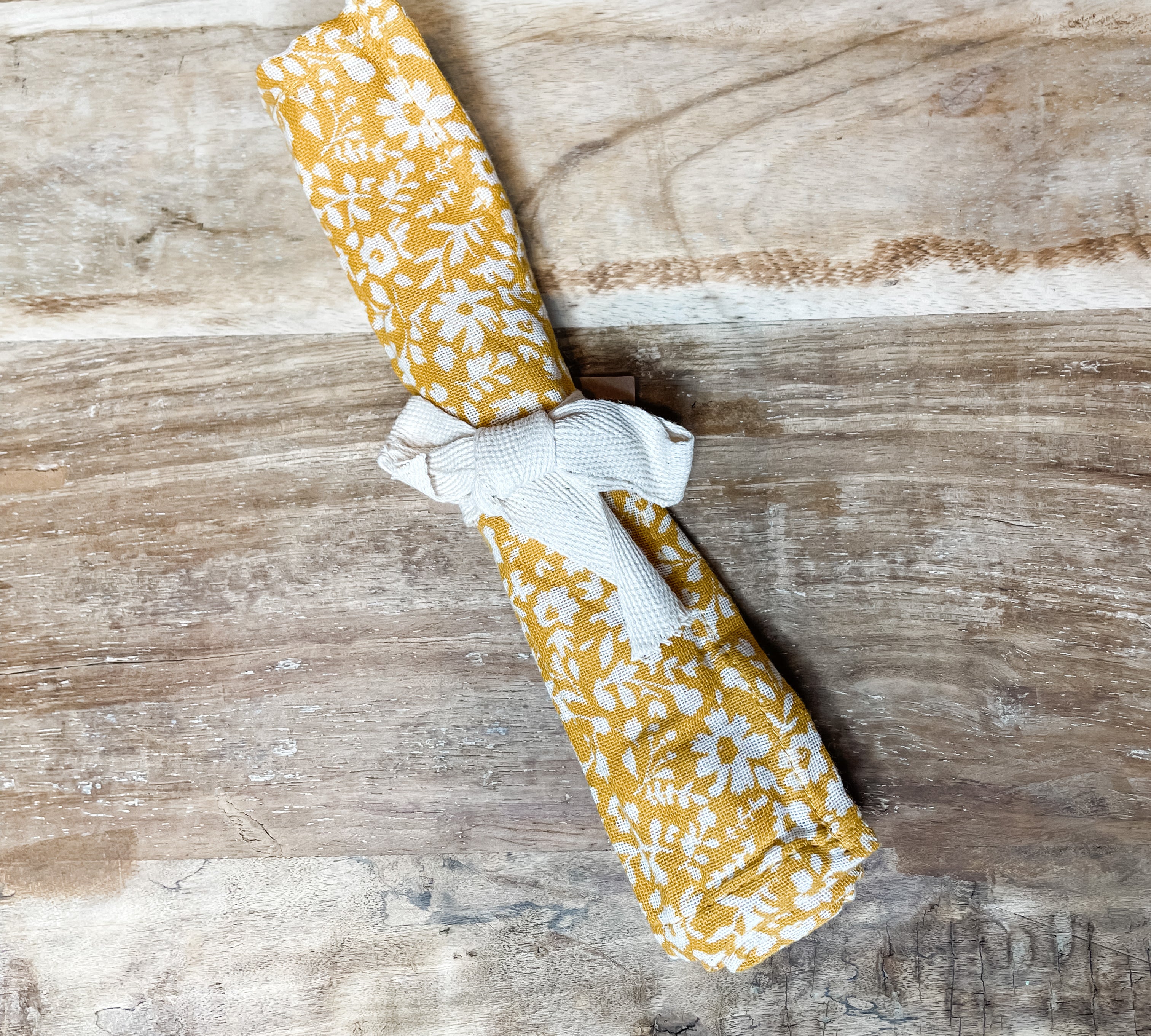 Cotton Burp Rag w/ Pattern