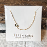 Gold Initial Monogram Necklace