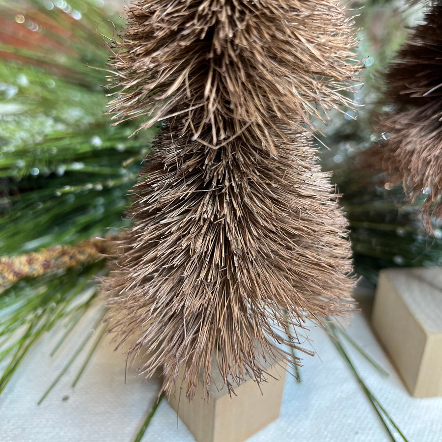 Brown Tiered Bottle Brush Tree