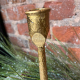 Gold Cast Iron Taper Holder