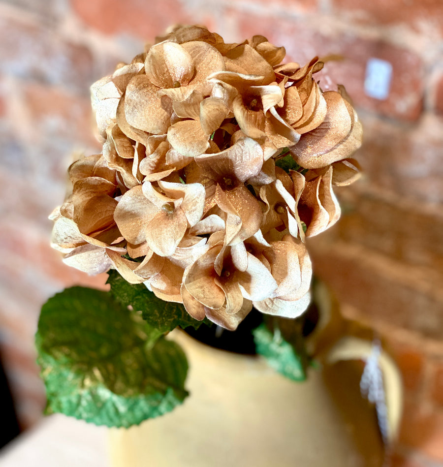 Gold Hydrangea Stem 28”