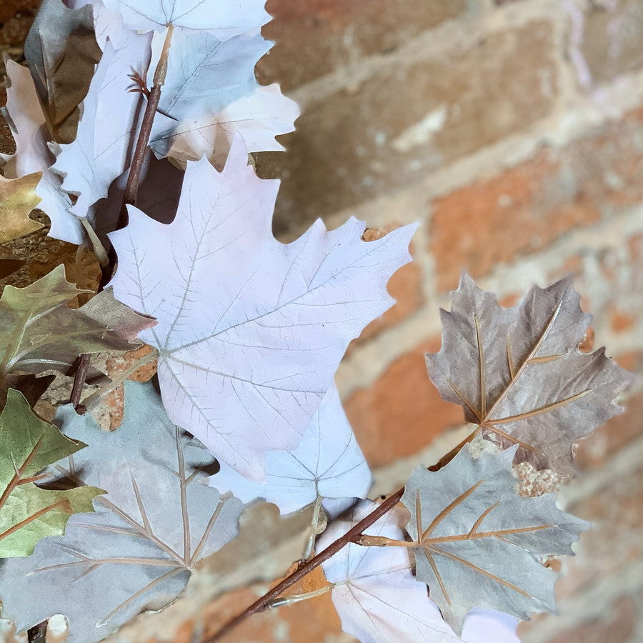Multi Color maple leaf stem 42”