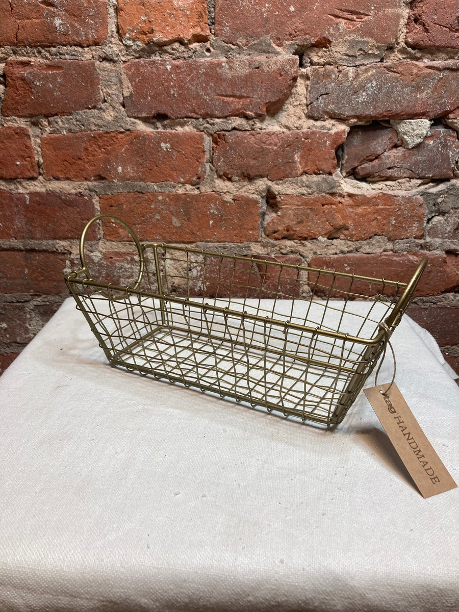 Gold Wire Basket