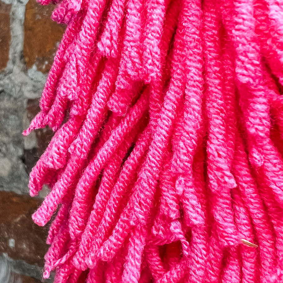 Hot Pink Fabric Yarn Tree