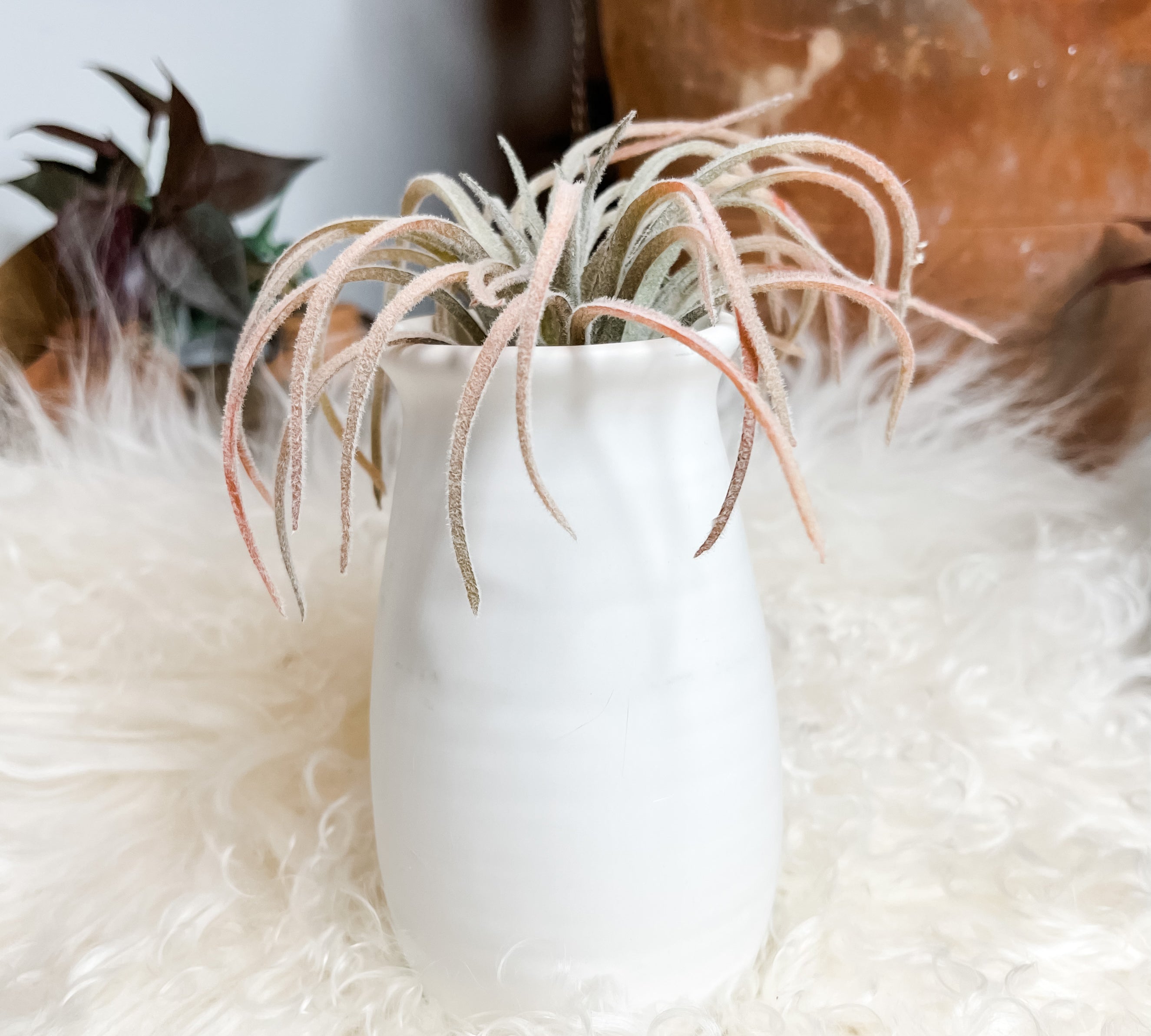 Neutral Open Rim Vase
