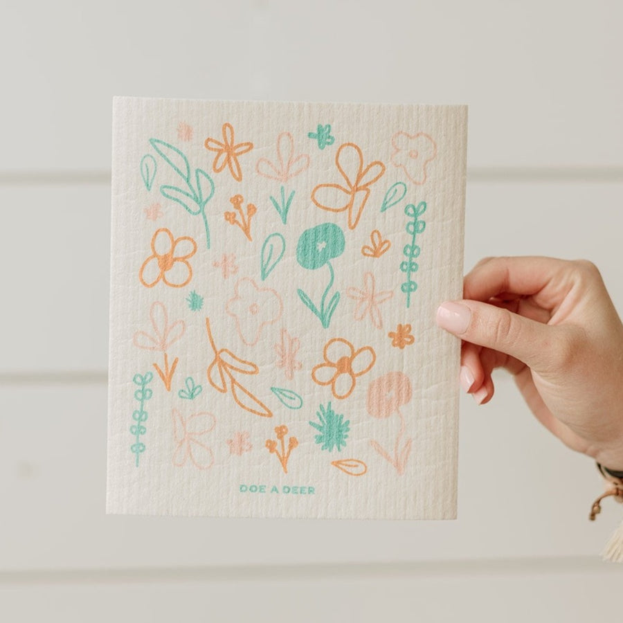 Doe A Deer Swedish Dishcloth