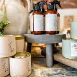 Grey Wash Wood Pedestal