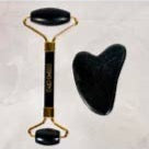 Jade Roller & Gua Sha Stone Set