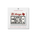 El Arroyo Sticker