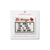 El Arroyo Sticker