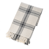 Plaid Woven Throw 50x60