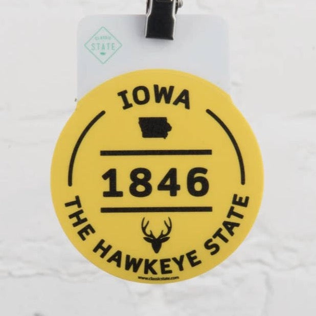 Classic State Iowa Sticker