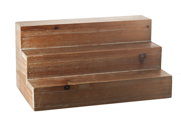 Small Wood Step Display
