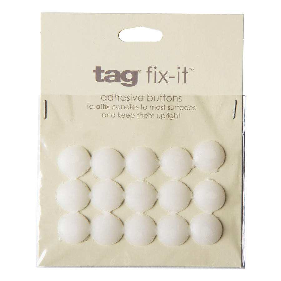 White Fix It Buttons