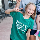 Youth Go Wolves Peace Tee