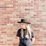 Ribbon Trim Pork Pie Hat
