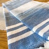 Stripe Pom Throw