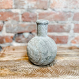 Pine Wood Bud Vase w/ Glass Insert