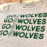 Go Wolves Peace Tee