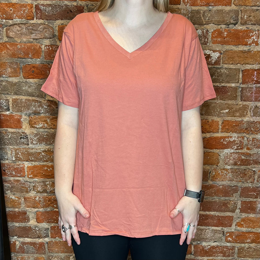 SS Boyfriend V-Neck Tee