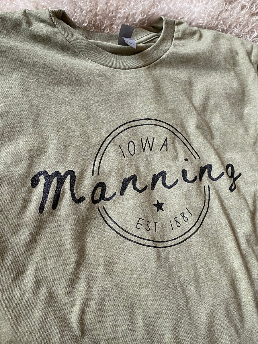 Iowa Manning 1881 T-Shirt