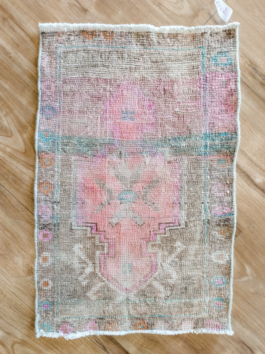 Vintage Turkish Rug, 2x3