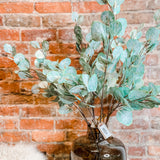 Soft Green Flat Leaf Eucalyptus Stem 35"