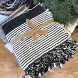 Blue Cotton Acrylic Throw 60x50 - MarketPlaceManning