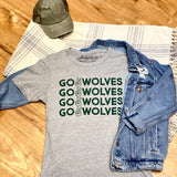 Go Wolves Peace Tee