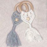 Celeste Macrame Teether + Bead