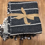 Blue Cotton Acrylic Throw 60x50 - MarketPlaceManning
