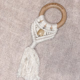 Celeste Macrame Teether + Bead