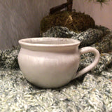 Matte White Stoneware Mug 8oz.