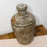 Medium Pine Wood Vase W/ Glass Insert