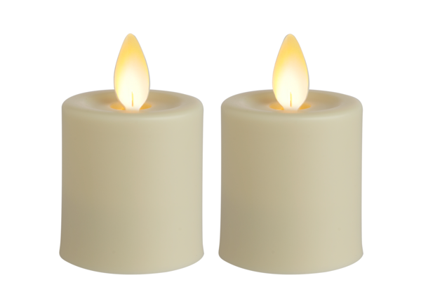2" LED Votive Candle Set of 2