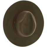 CC Strap Trim Wool Felt Panama Hat
