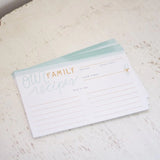 Doe A Deer Recipe Cards