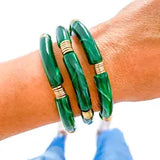 Acrylic Tube Bamboo Bracelet